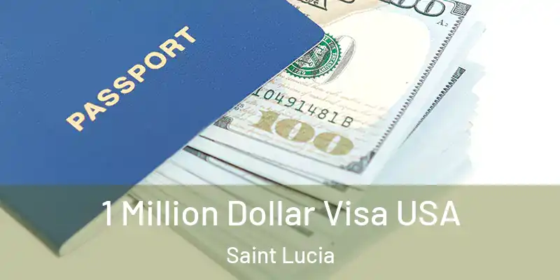  1 Million Dollar Visa USA Saint Lucia